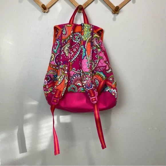 Vera Bradley Retired 2014 Pink Swirls Backpack - Picture 10 of 11